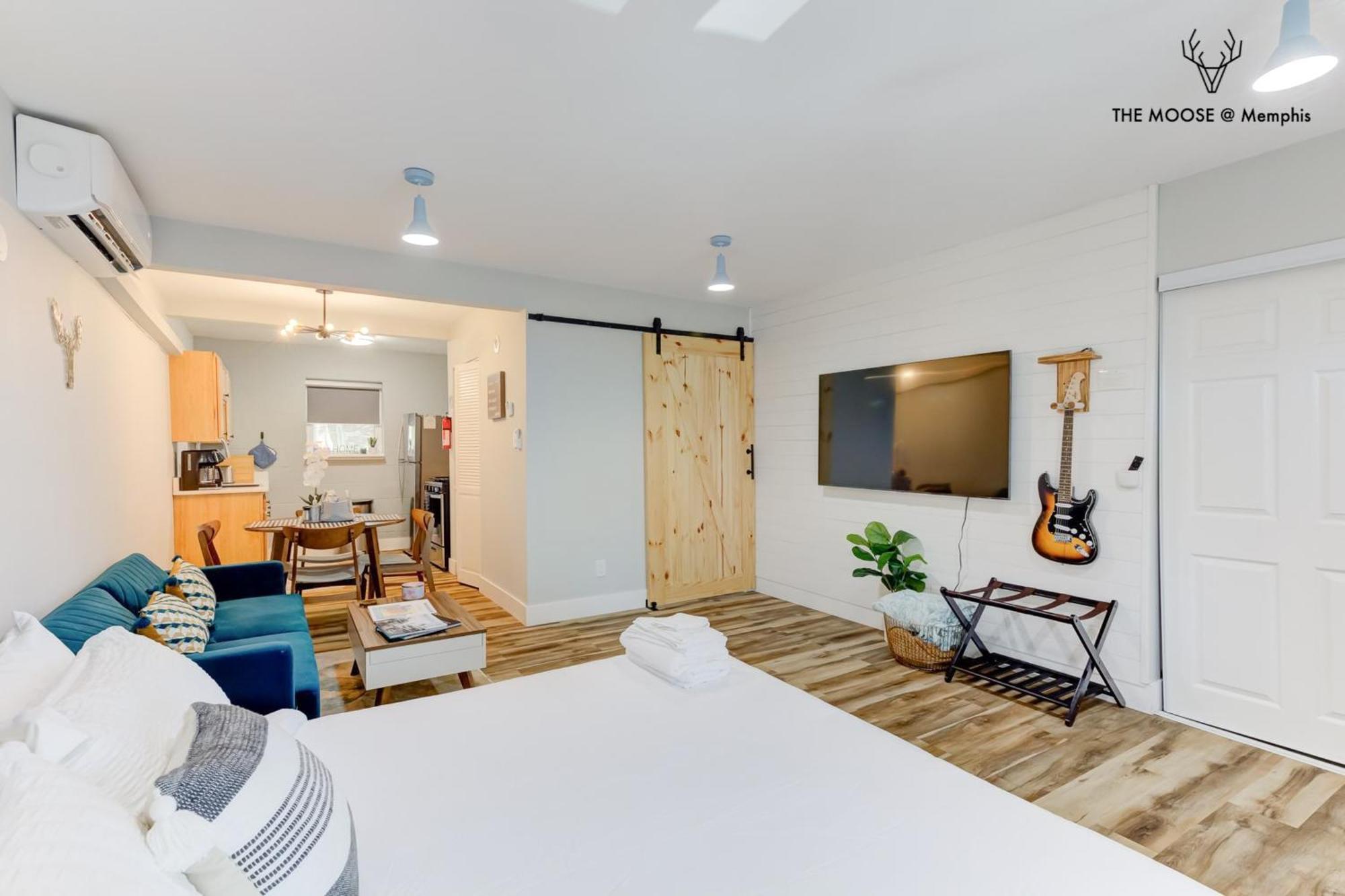 The Moose #11 - Luxe Modern Loft With King Bed, Free Parking & Wi-Fi Apartment Memphis Bagian luar foto