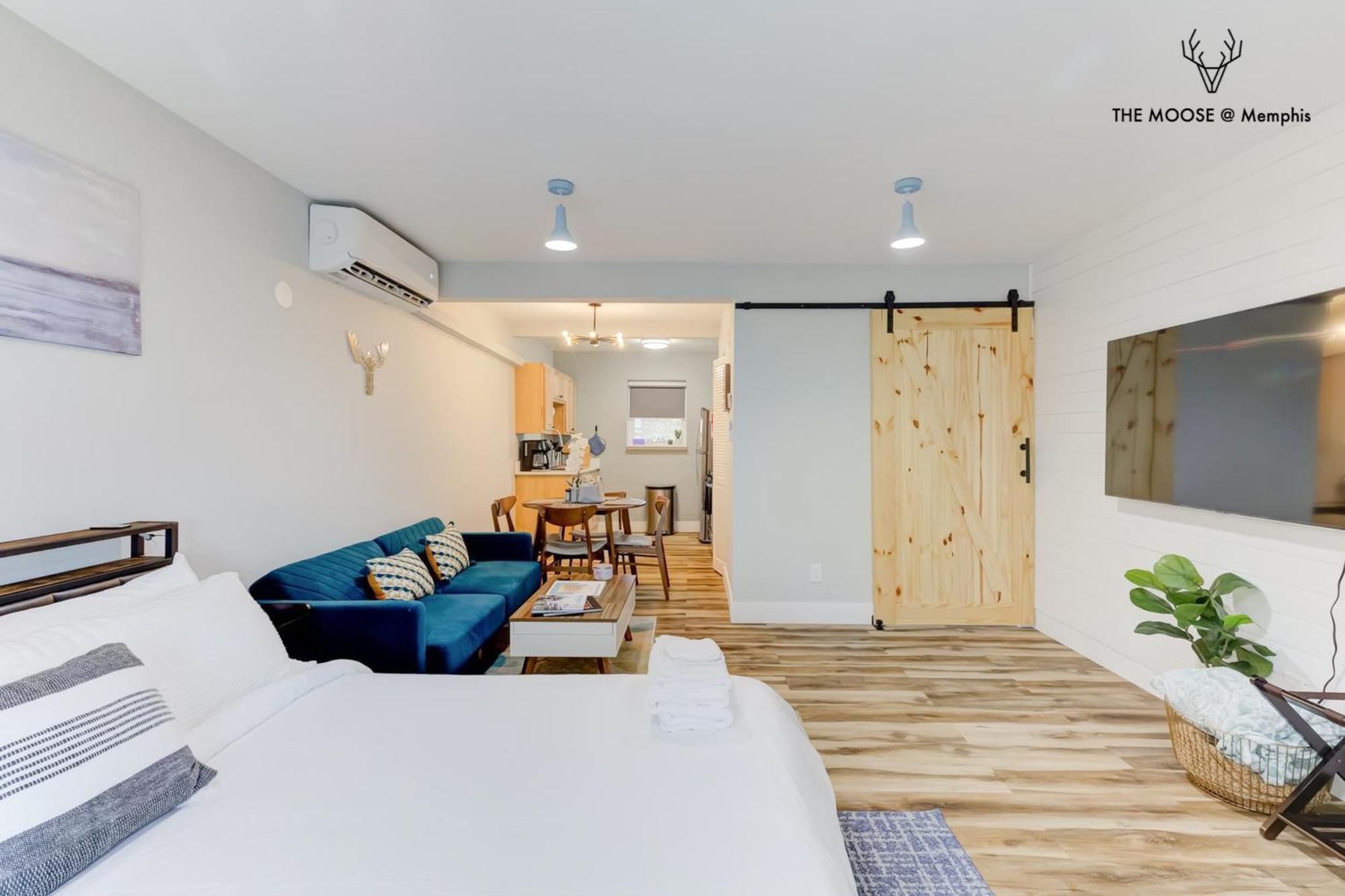 The Moose #11 - Luxe Modern Loft With King Bed, Free Parking & Wi-Fi Apartment Memphis Bagian luar foto