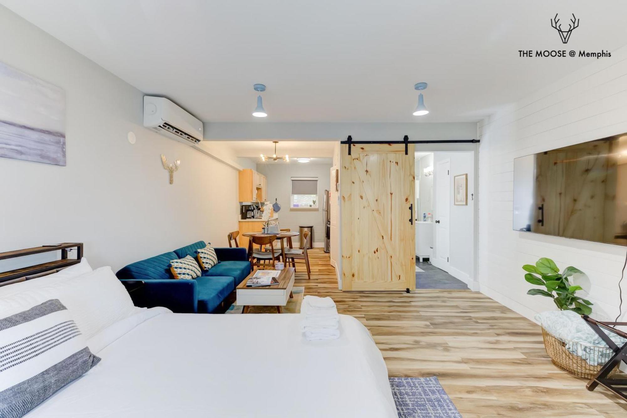 The Moose #11 - Luxe Modern Loft With King Bed, Free Parking & Wi-Fi Apartment Memphis Bagian luar foto