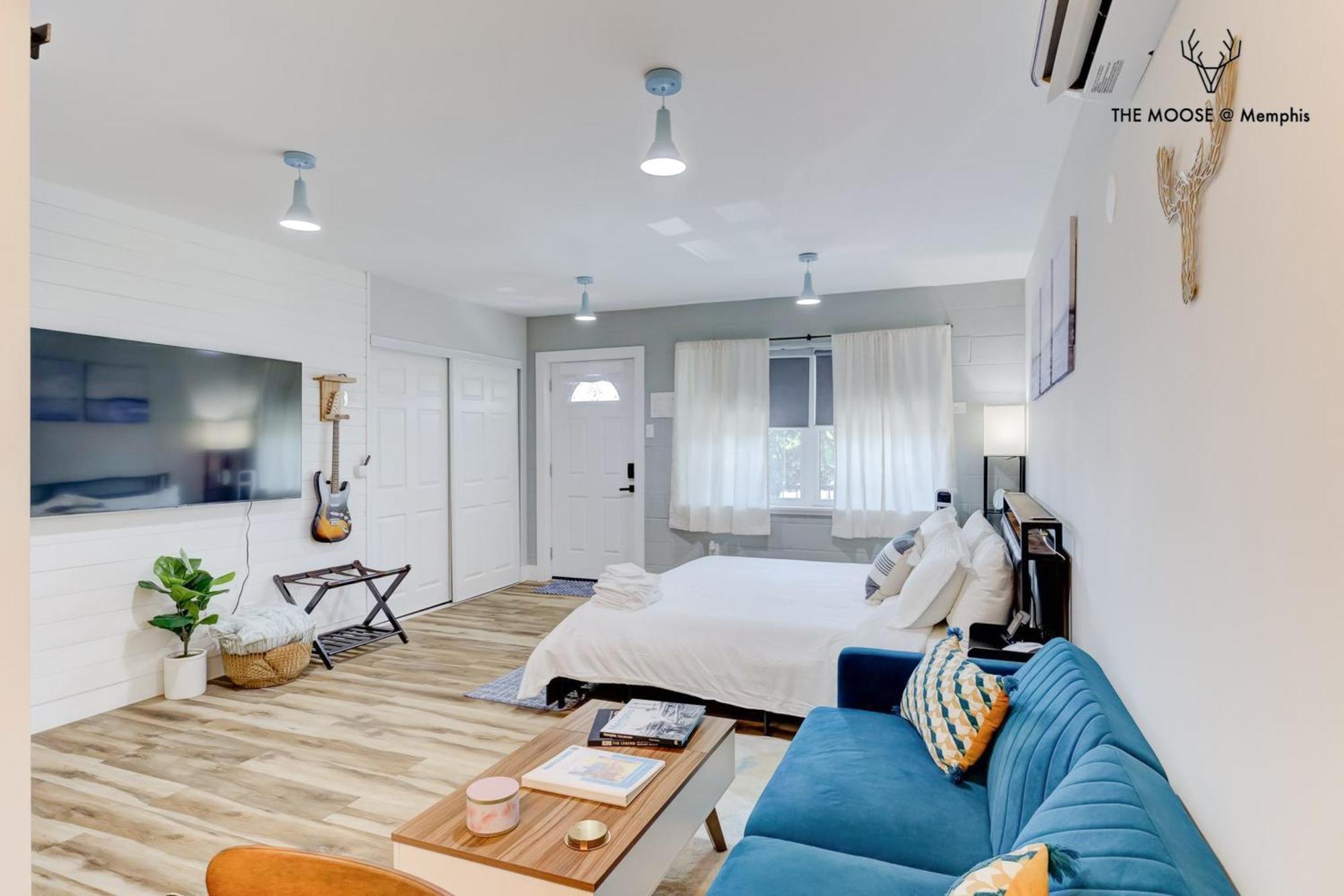 The Moose #11 - Luxe Modern Loft With King Bed, Free Parking & Wi-Fi Apartment Memphis Bagian luar foto