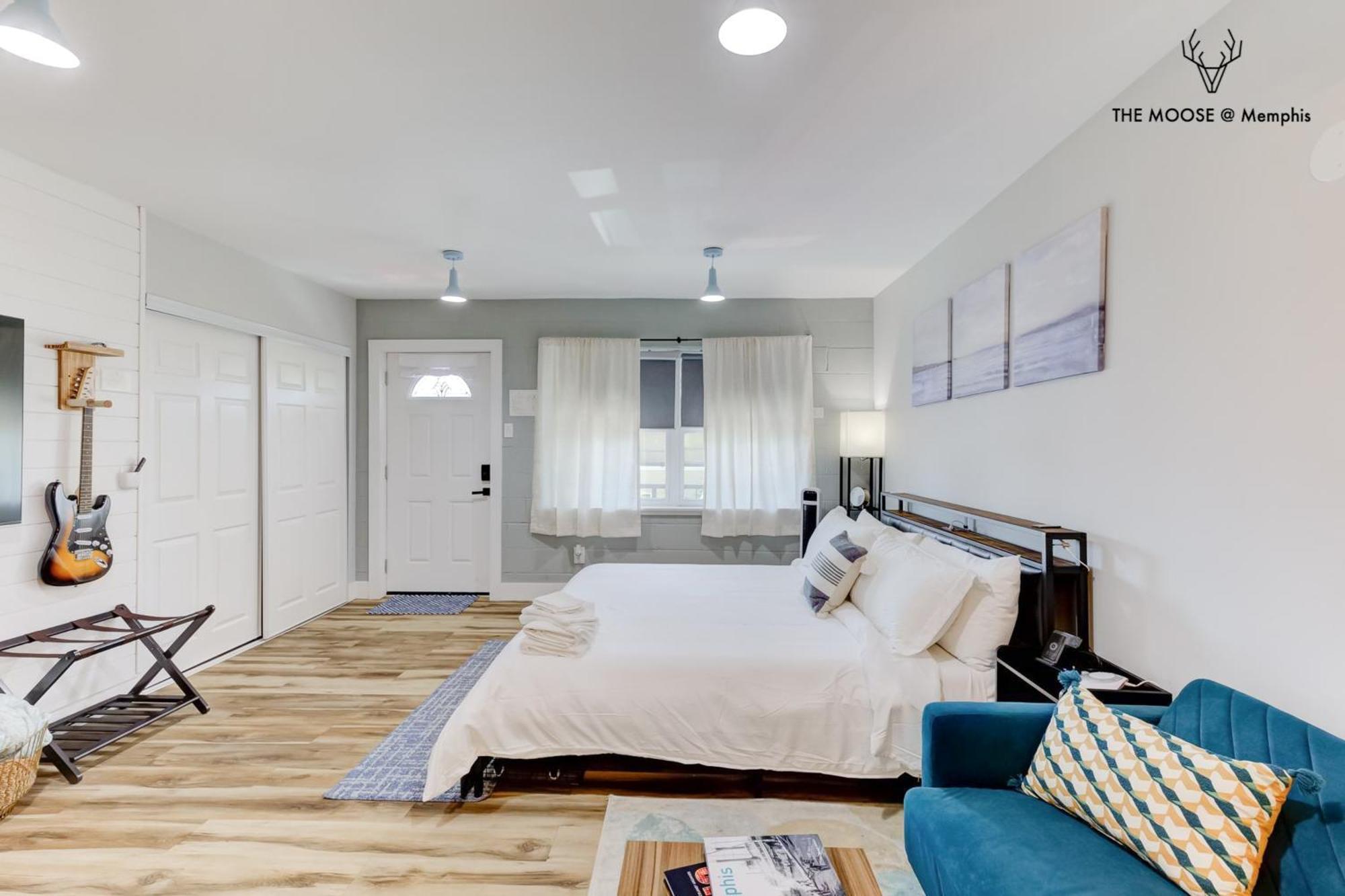 The Moose #11 - Luxe Modern Loft With King Bed, Free Parking & Wi-Fi Apartment Memphis Bagian luar foto