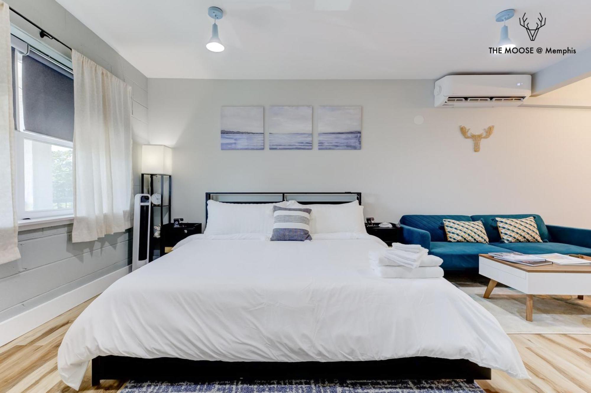 The Moose #11 - Luxe Modern Loft With King Bed, Free Parking & Wi-Fi Apartment Memphis Bagian luar foto