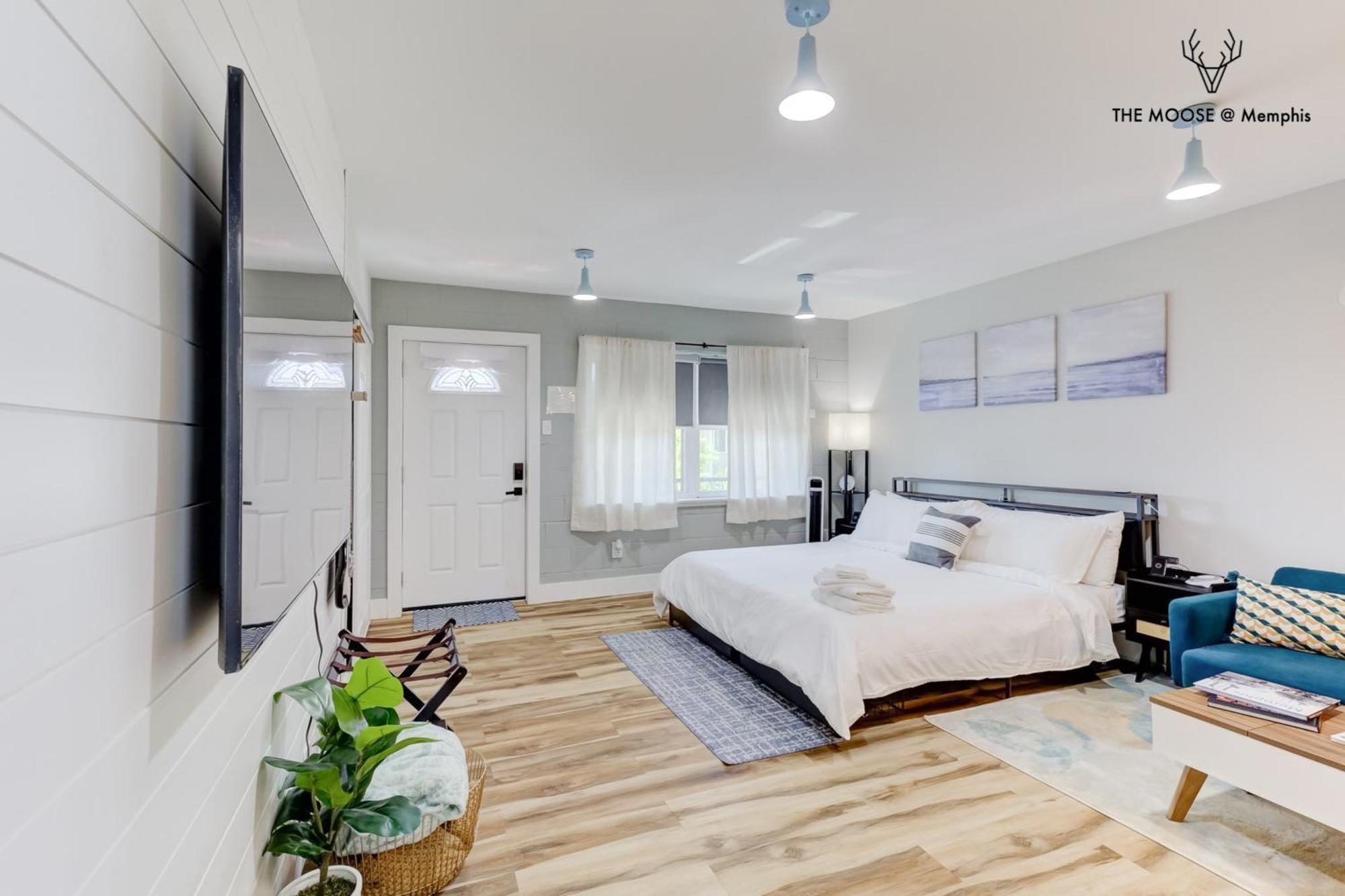 The Moose #11 - Luxe Modern Loft With King Bed, Free Parking & Wi-Fi Apartment Memphis Bagian luar foto